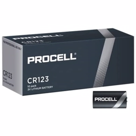 Duracell Procell CR123A 3V litium fotobatteri (10 st)